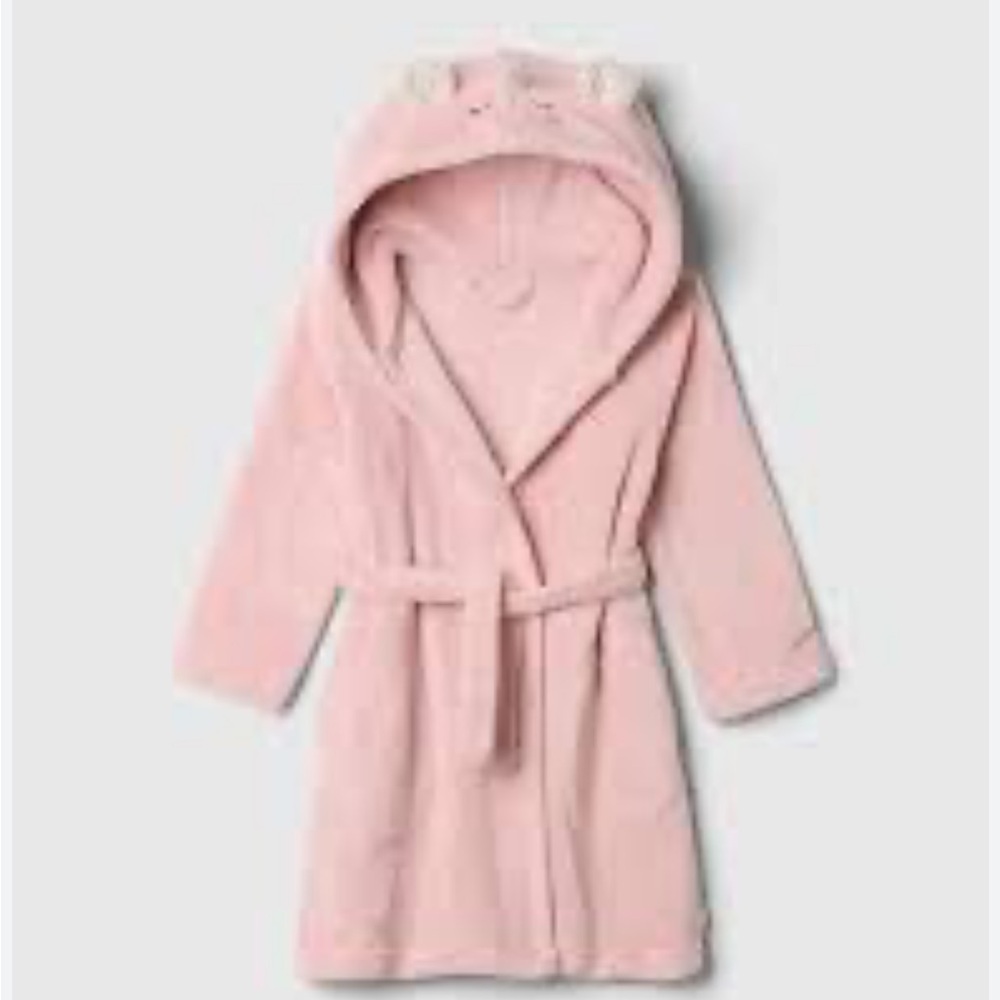 Gap Cozy Pink Hooded Robe